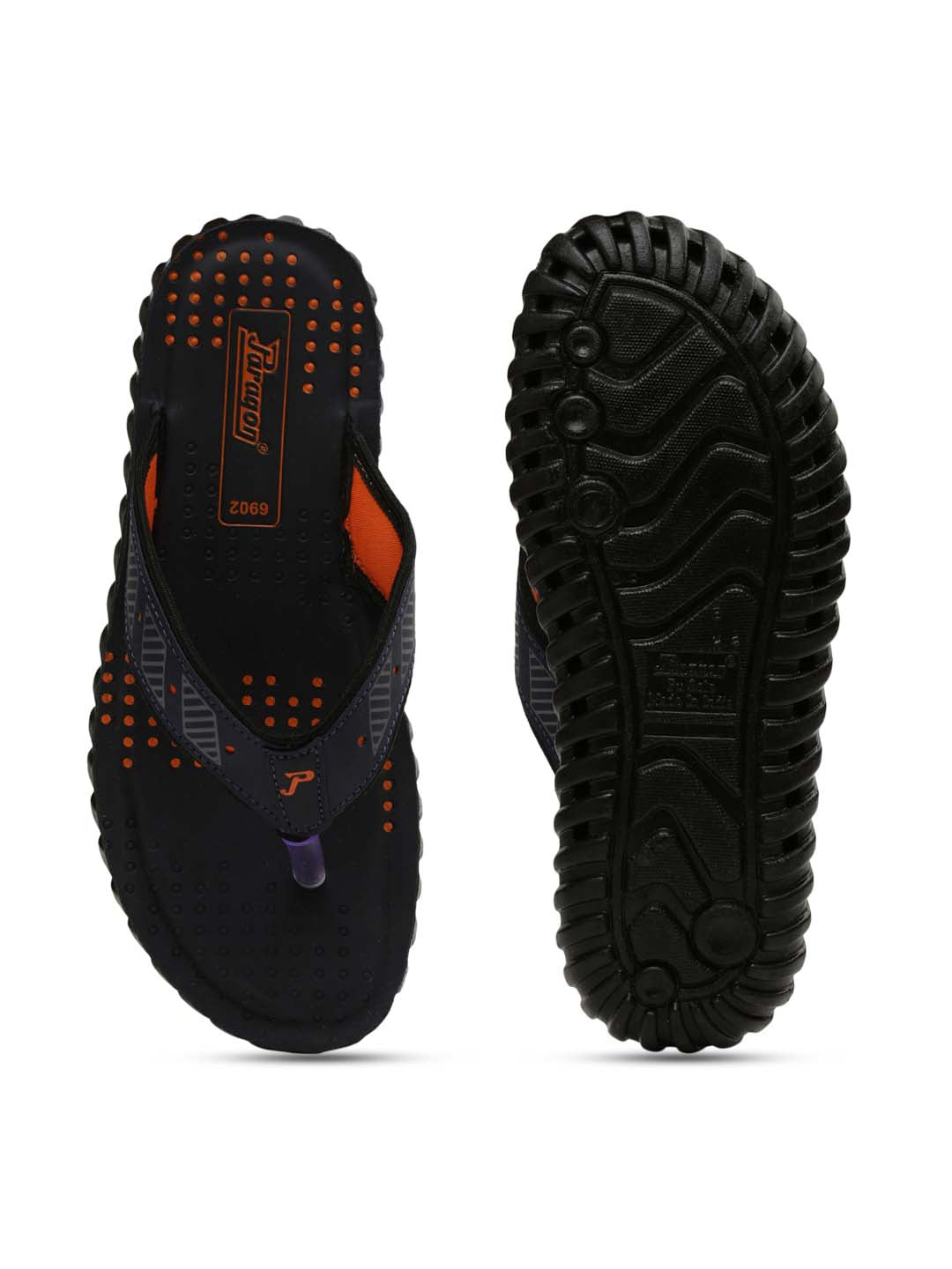 Paragon PU6902G Men Stylish Lightweight Flipflops | Comfortable with Anti skid soles | Casual &amp; Trendy Slippers | Indoor &amp; Outdoor