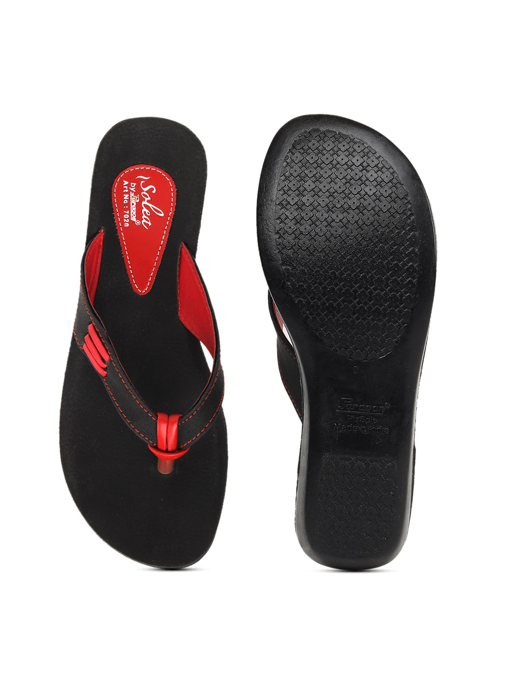 Women's Solea Red Flip-Flops