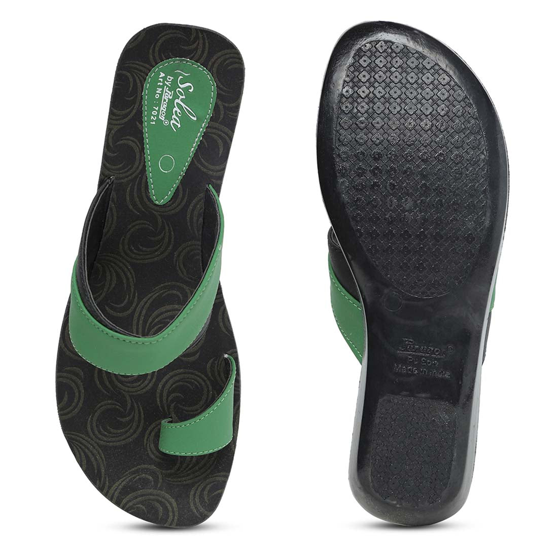 Women&#39;s Solea Green Slippers