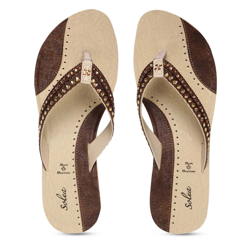Women's Brown Solea Flip-Flop