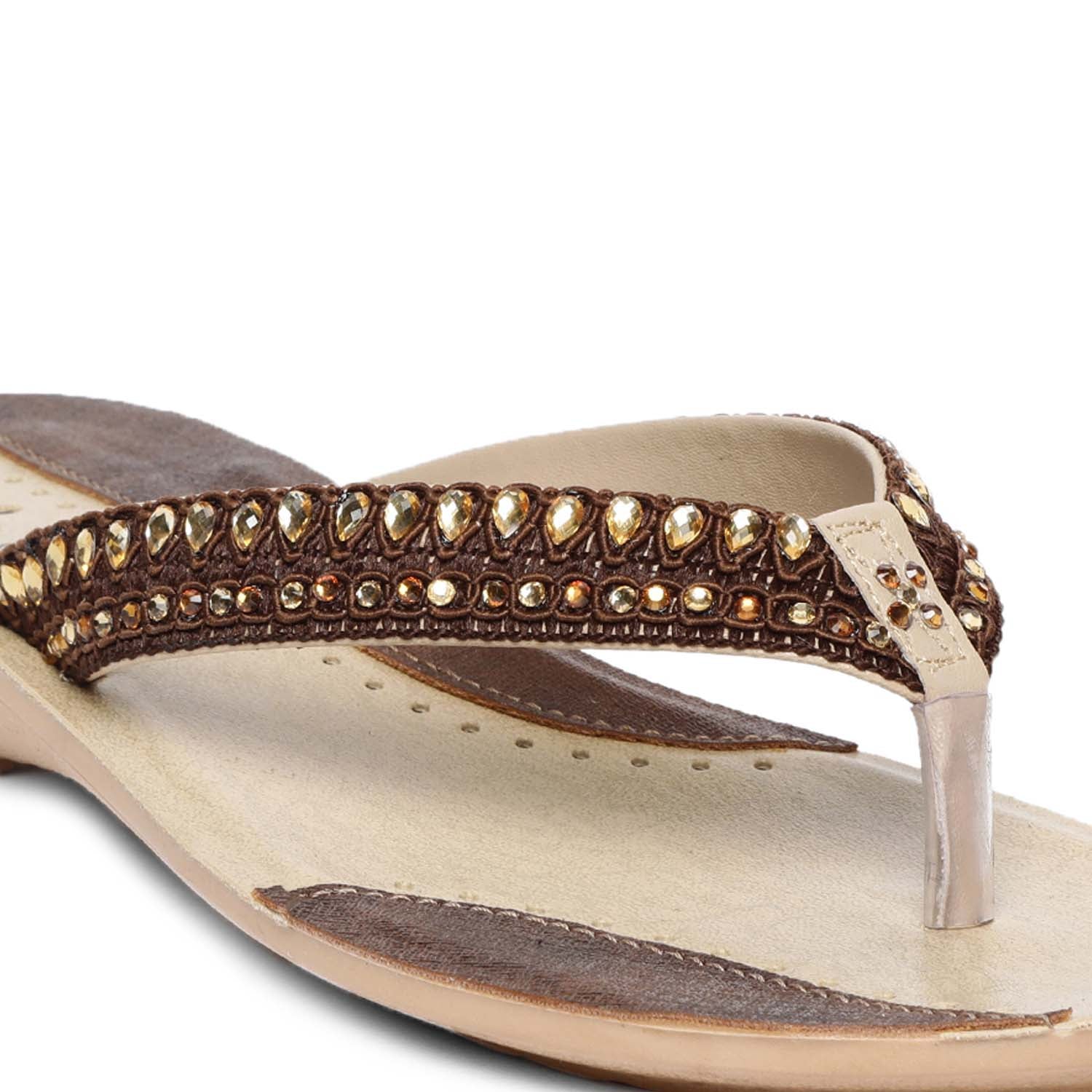 Women&#39;s Brown Solea Flip-Flop