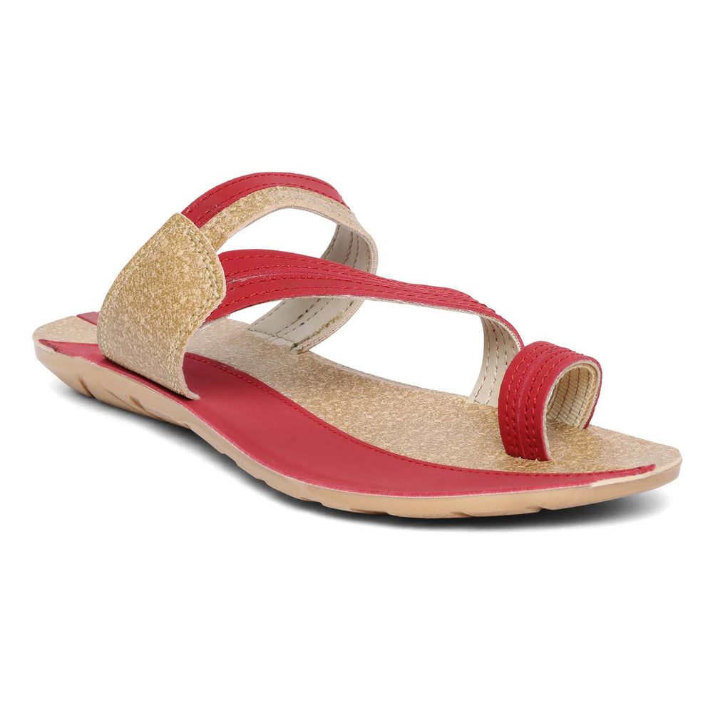 Women's Red Solea Sandal