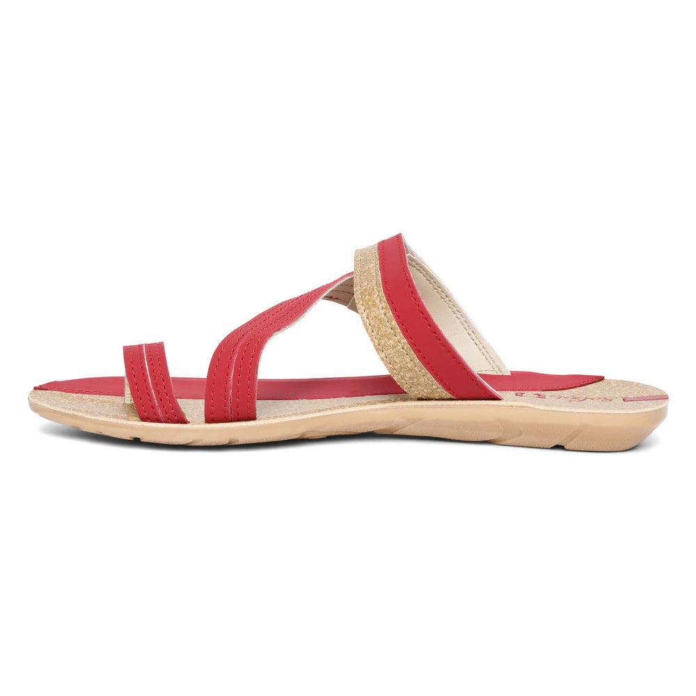 Women's Red Solea Sandal