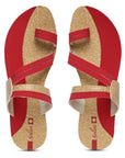 Women's Red Solea Sandal