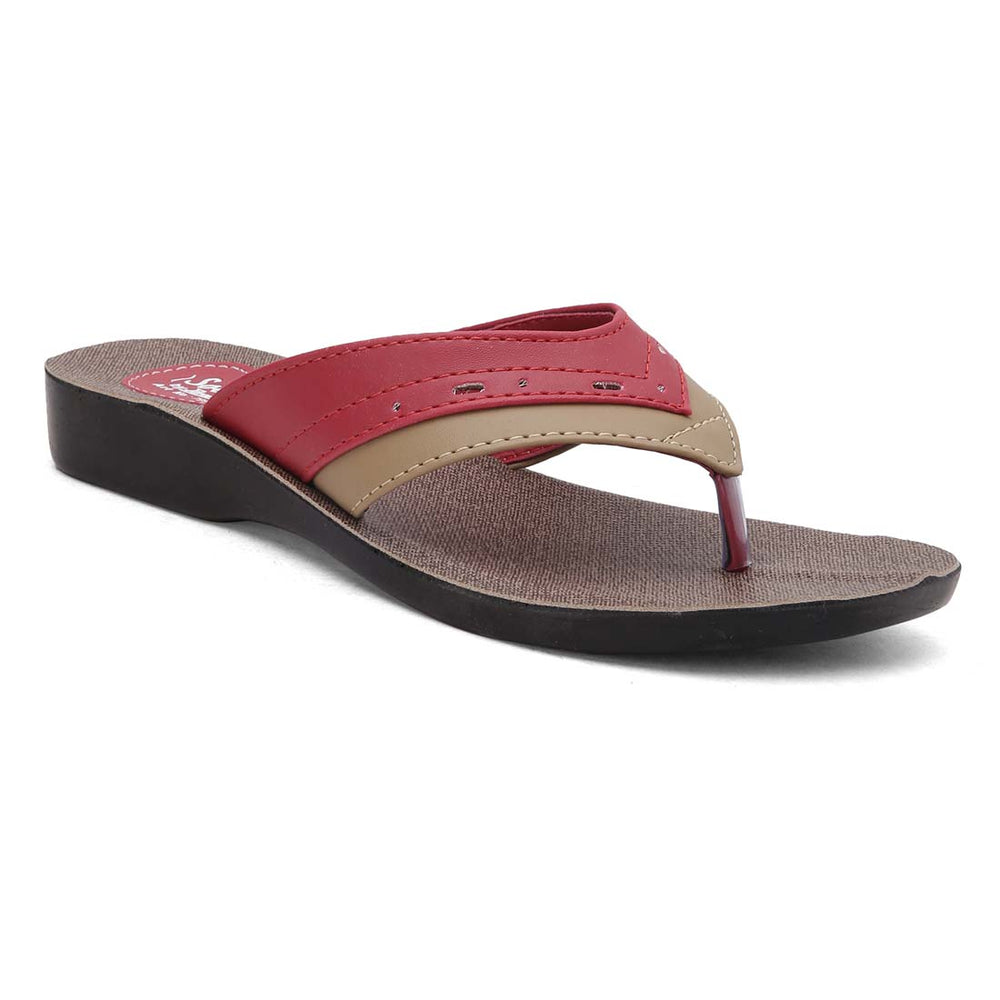 Paragon PU7991L Women Stylish Lightweight Flipflops | Comfortable soles| Casual &amp; Trendy Slippers | Indoor &amp; Outdoor