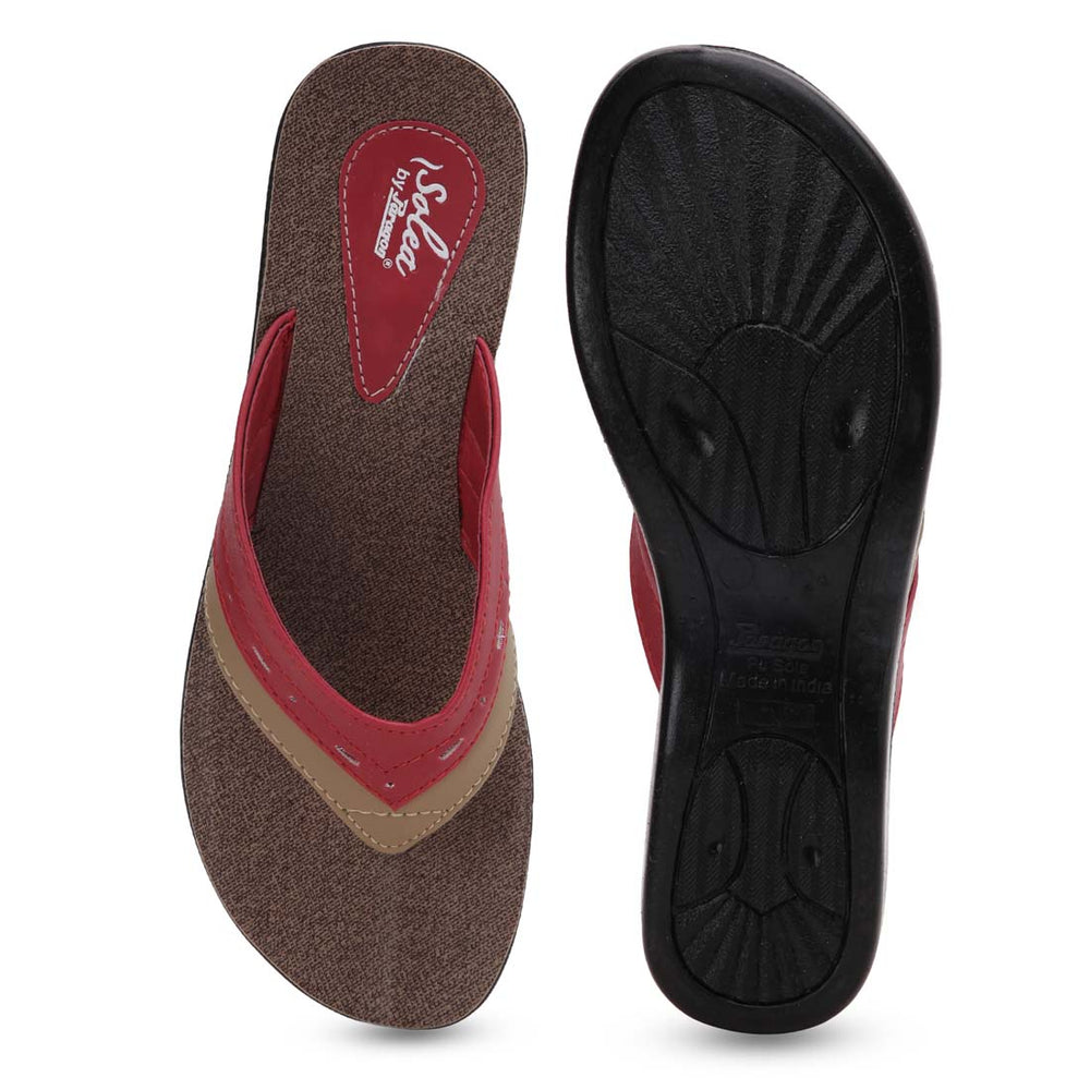 Paragon PU7991L Women Stylish Lightweight Flipflops | Comfortable soles| Casual &amp; Trendy Slippers | Indoor &amp; Outdoor