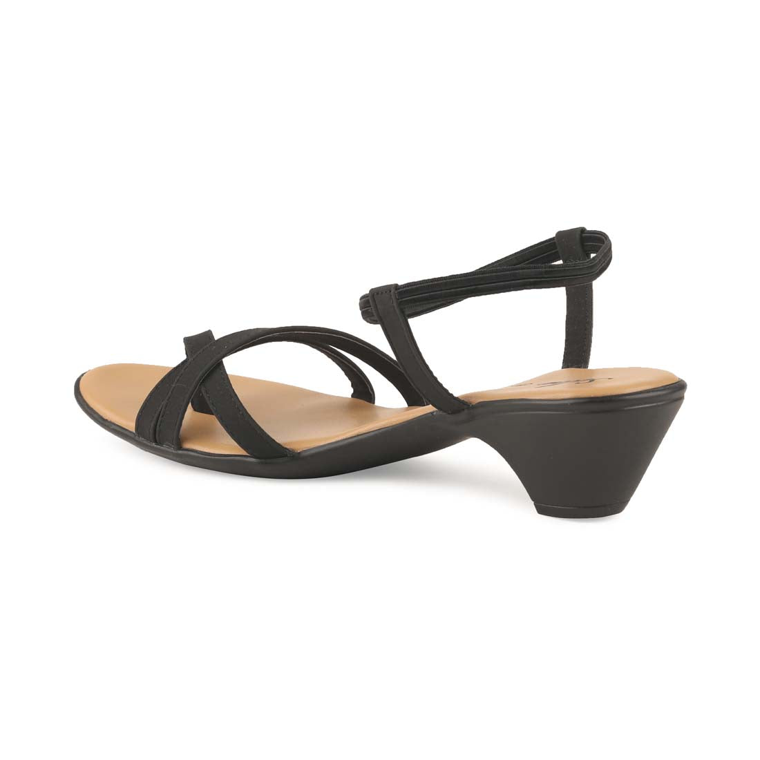 Women&#39;s Black Solea Plus Sandals