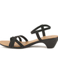 Women's Black Solea Plus Sandals
