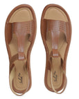 Women's Tan Solea Plus  Sandal