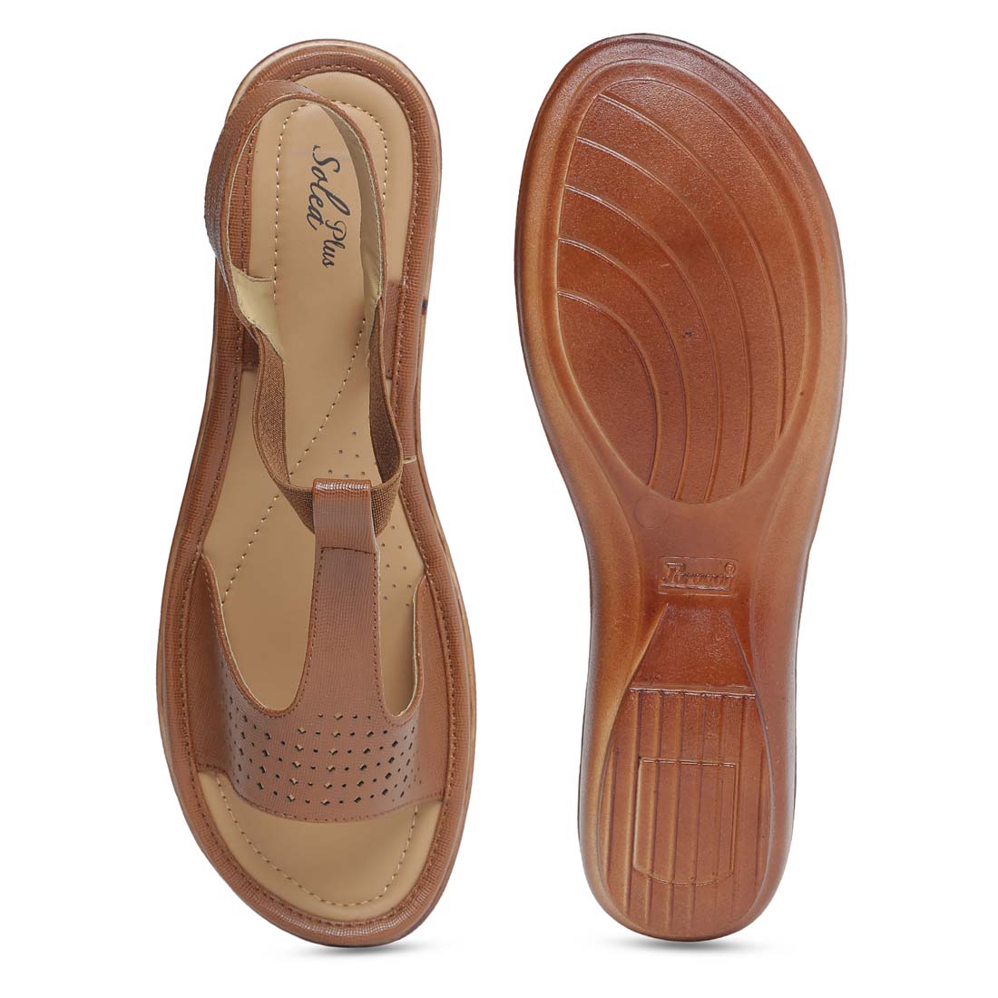 Women&#39;s Tan Solea Plus  Sandal