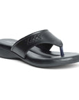 Women's Black Solea Plus  Sandal