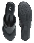 Women's Black Solea Plus  Sandal