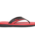 Paragon Ultra-Comfortable Black Casual Flip Flops for Men