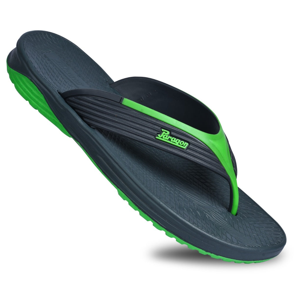 Paragon EVK3409G Men Stylish Lightweight Flipflops | Casual &amp; Comfortable Daily-wear Slippers for Indoor &amp; Outdoor | For Everyday Use