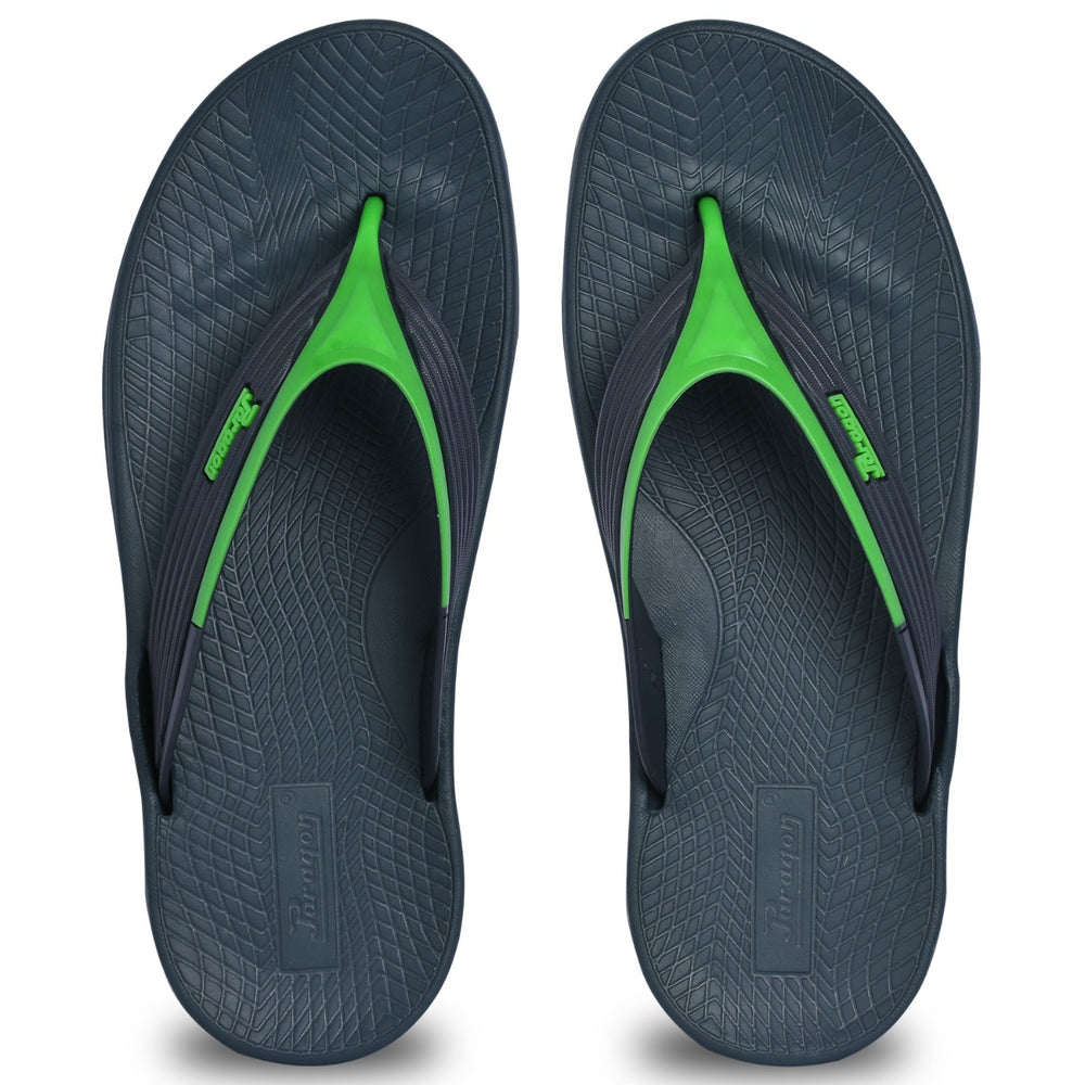 Paragon EVK3409G Men Stylish Lightweight Flipflops | Casual &amp; Comfortable Daily-wear Slippers for Indoor &amp; Outdoor | For Everyday Use