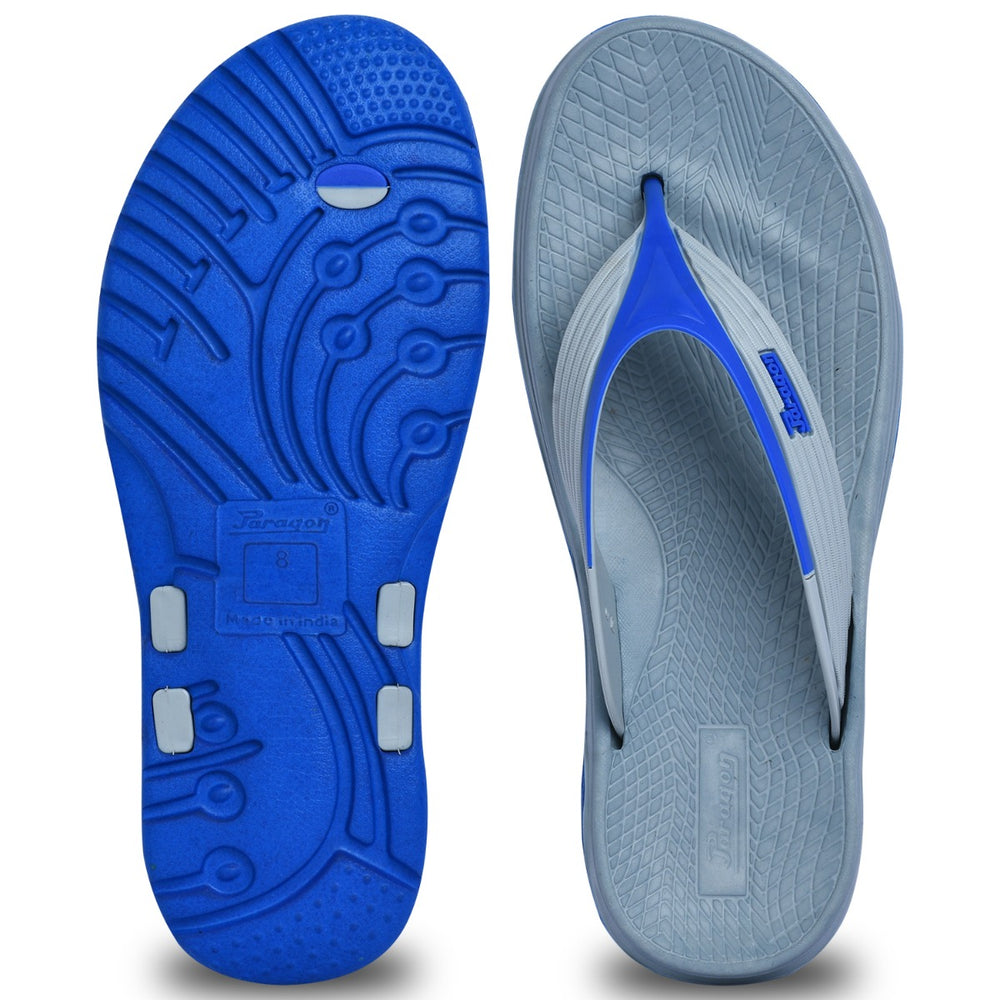 Paragon EVK3409G Men Stylish Lightweight Flipflops | Casual &amp; Comfortable Daily-wear Slippers for Indoor &amp; Outdoor | For Everyday Use