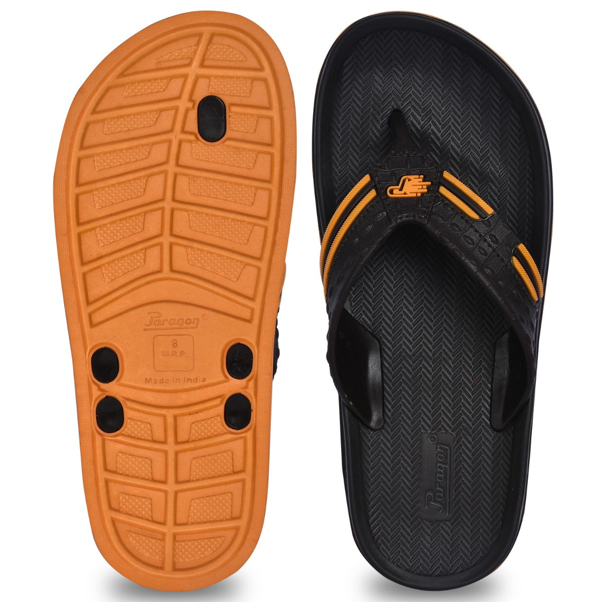 Paragon EVK3412G Men Stylish Lightweight Flipflops | Casual &amp; Comfortable Daily-wear Slippers for Indoor &amp; Outdoor | For Everyday Use