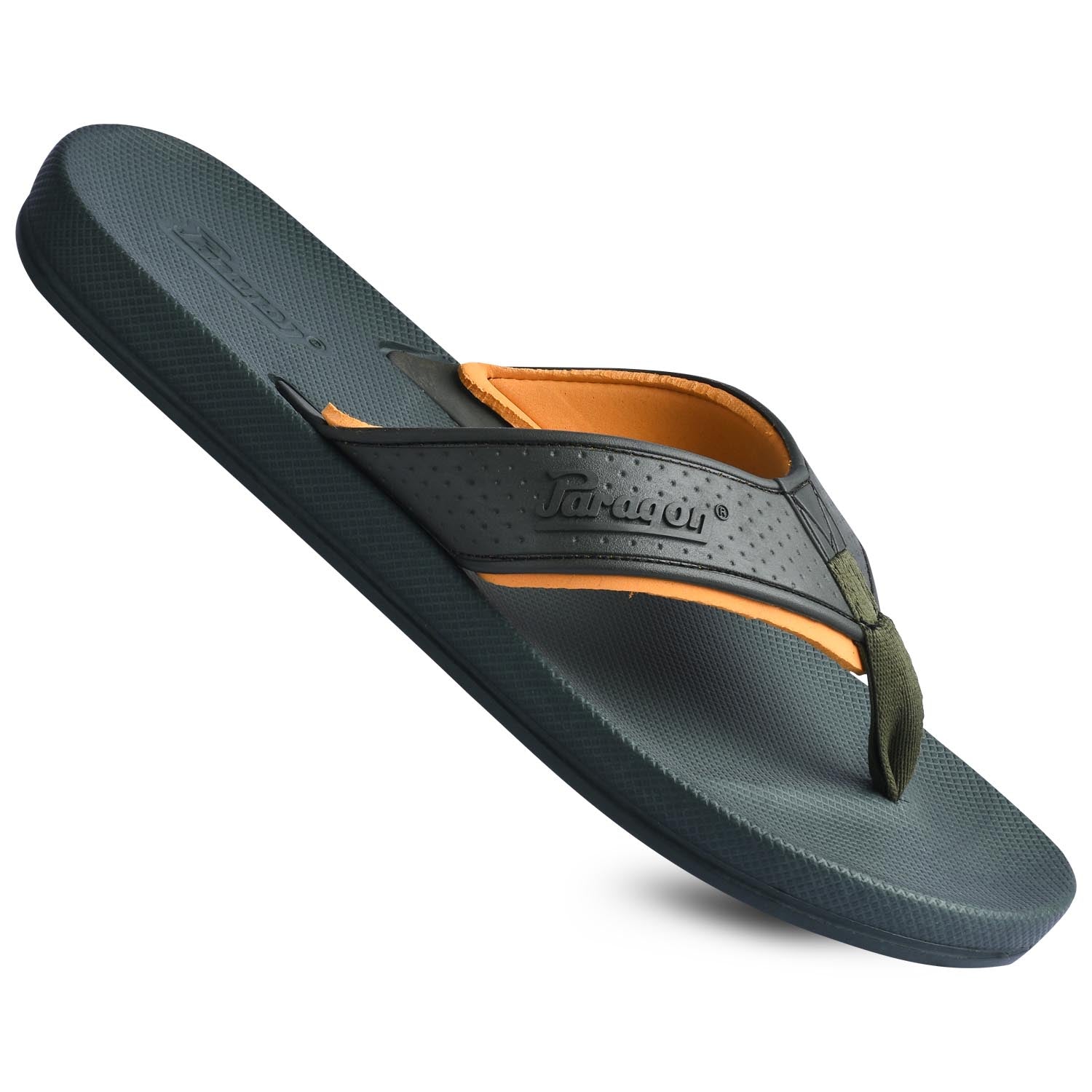 Paragon EVK3413G Men Stylish Lightweight Flipflops | Casual &amp; Comfortable Daily-wear Slippers for Indoor &amp; Outdoor | For Everyday Use