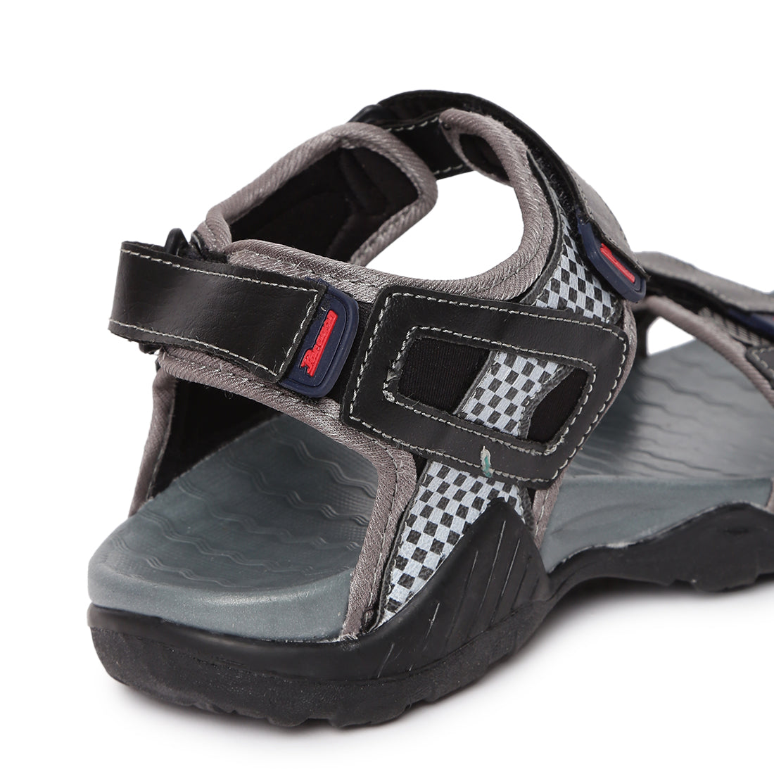 Paragon Casual Sandals for Men | Stylish Black Floater Sandals for Every Day Use
