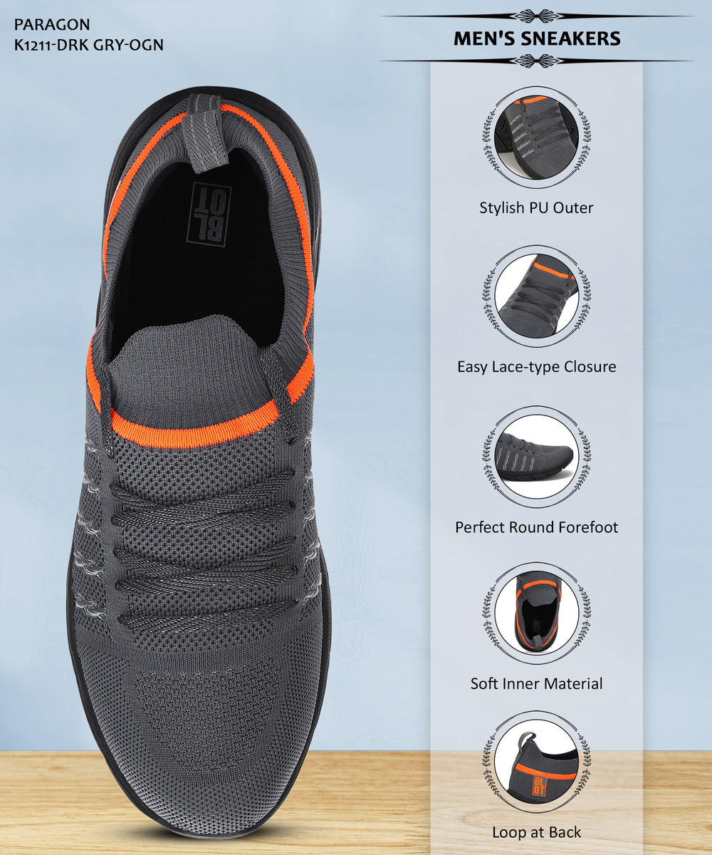 Paragon Blot FBK1211G Men Casual Shoes | Stylish Walking Outdoor Shoes for Everyday Wear | Smart &amp; Trendy Design  | Comfortable Cushioned Soles