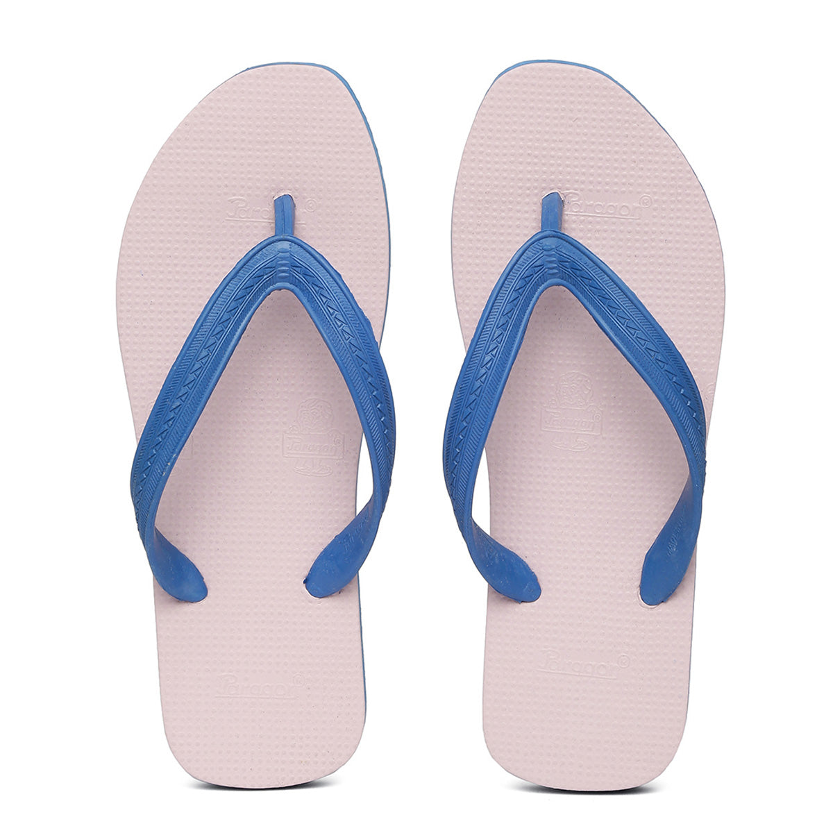 Men's Blue Rubber Based Flip-Flops – Paragon Footwear