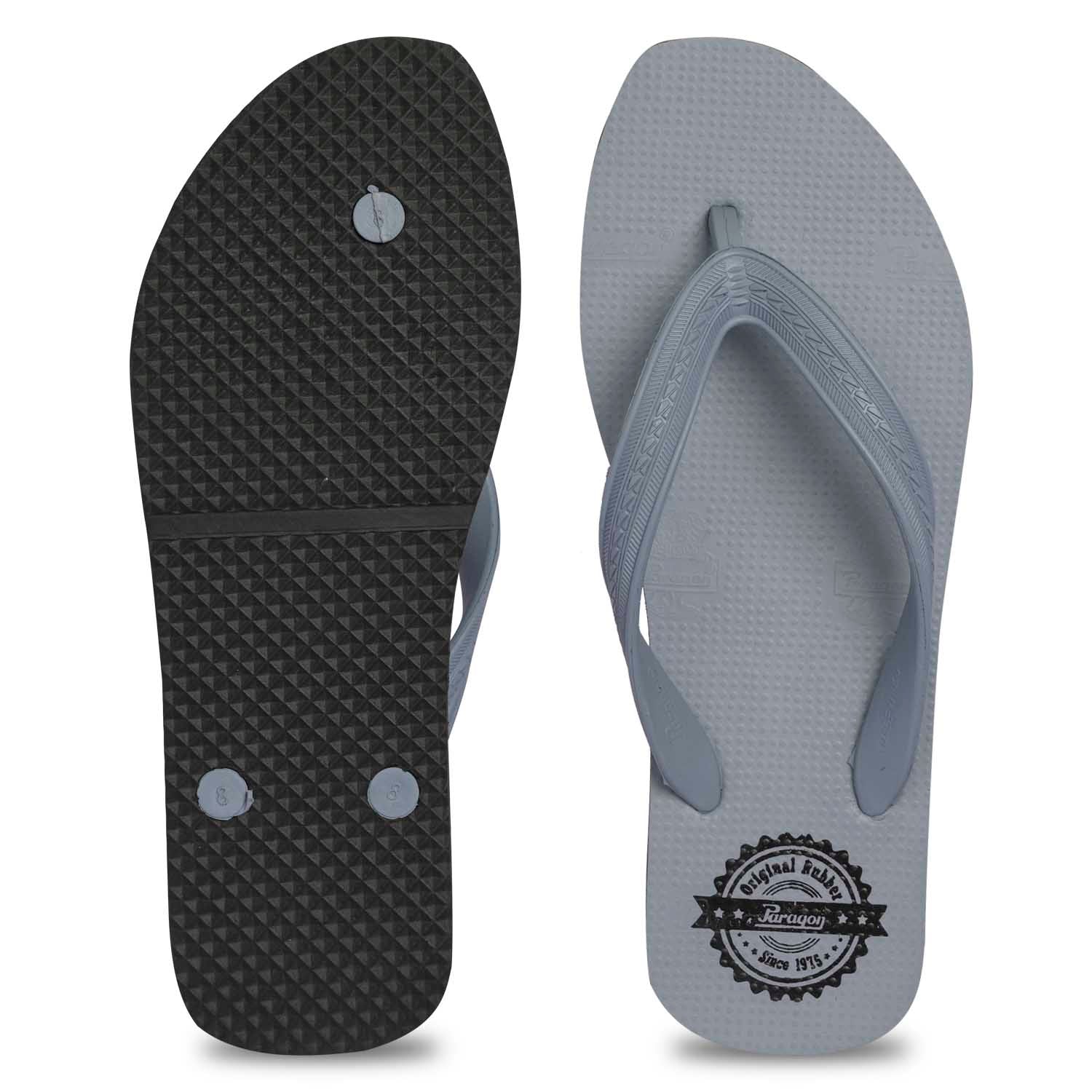 Paragon HW0904G Men Stylish Lightweight Flipflops | Comfortable with Anti skid soles | Casual &amp; Trendy Slippers | Indoor &amp; Outdoor