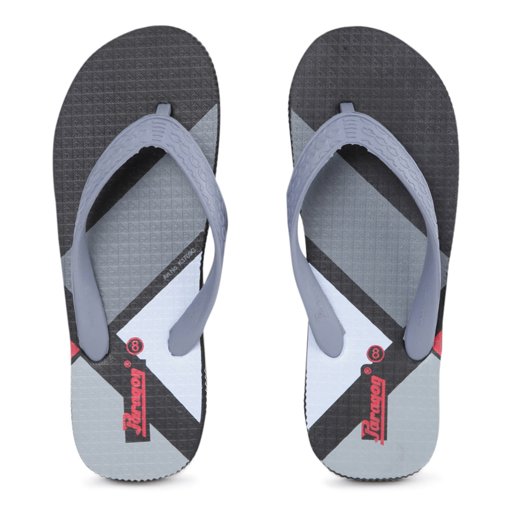 Paragon  HWK3709G Men Stylish Lightweight Flipflops | Casual &amp; Comfortable Daily-wear Slippers for Indoor &amp; Outdoor | For Everyday Use