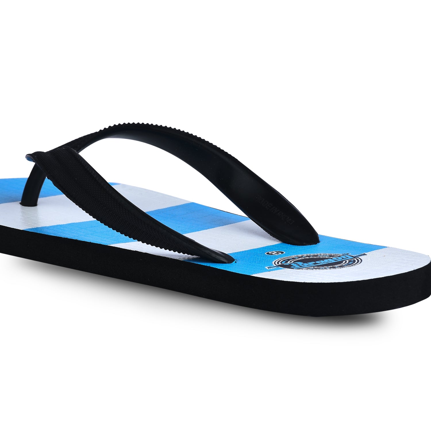 Paragon Blue Trendy Lightweight Casual Flip Flops for Men