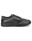 Paragon K1012G Men Casual Shoes | Stylish Walking Outdoor Shoes for Everyday Wear | Smart & Trendy Design  | Comfortable Cushioned Soles Black-Dark Grey