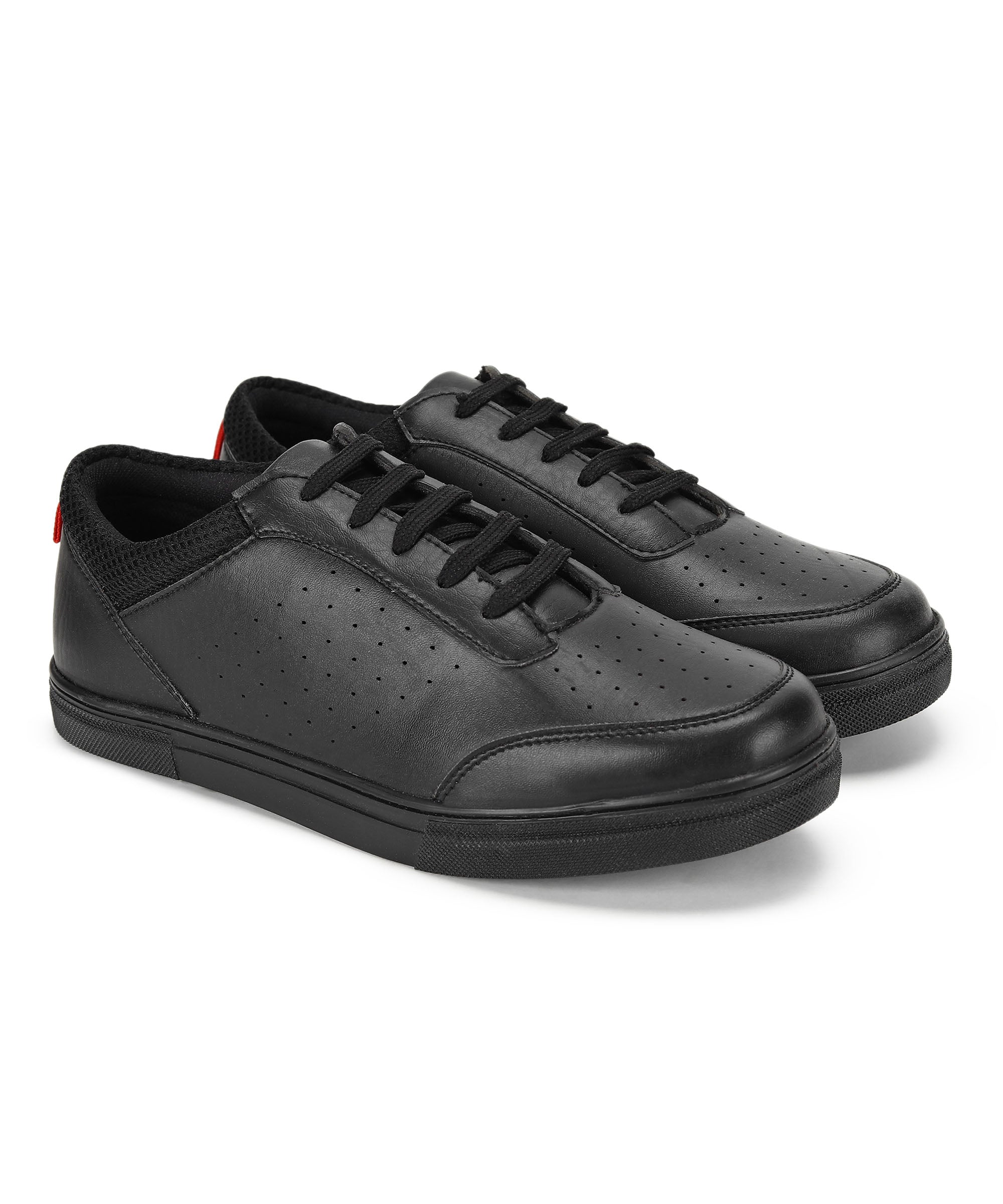 Paragon Max K1013G Men Casual Shoes | Stylish Walking Outdoor Shoes for Everyday Wear | Smart &amp; Trendy Design  | Comfortable Cushioned Soles Black
