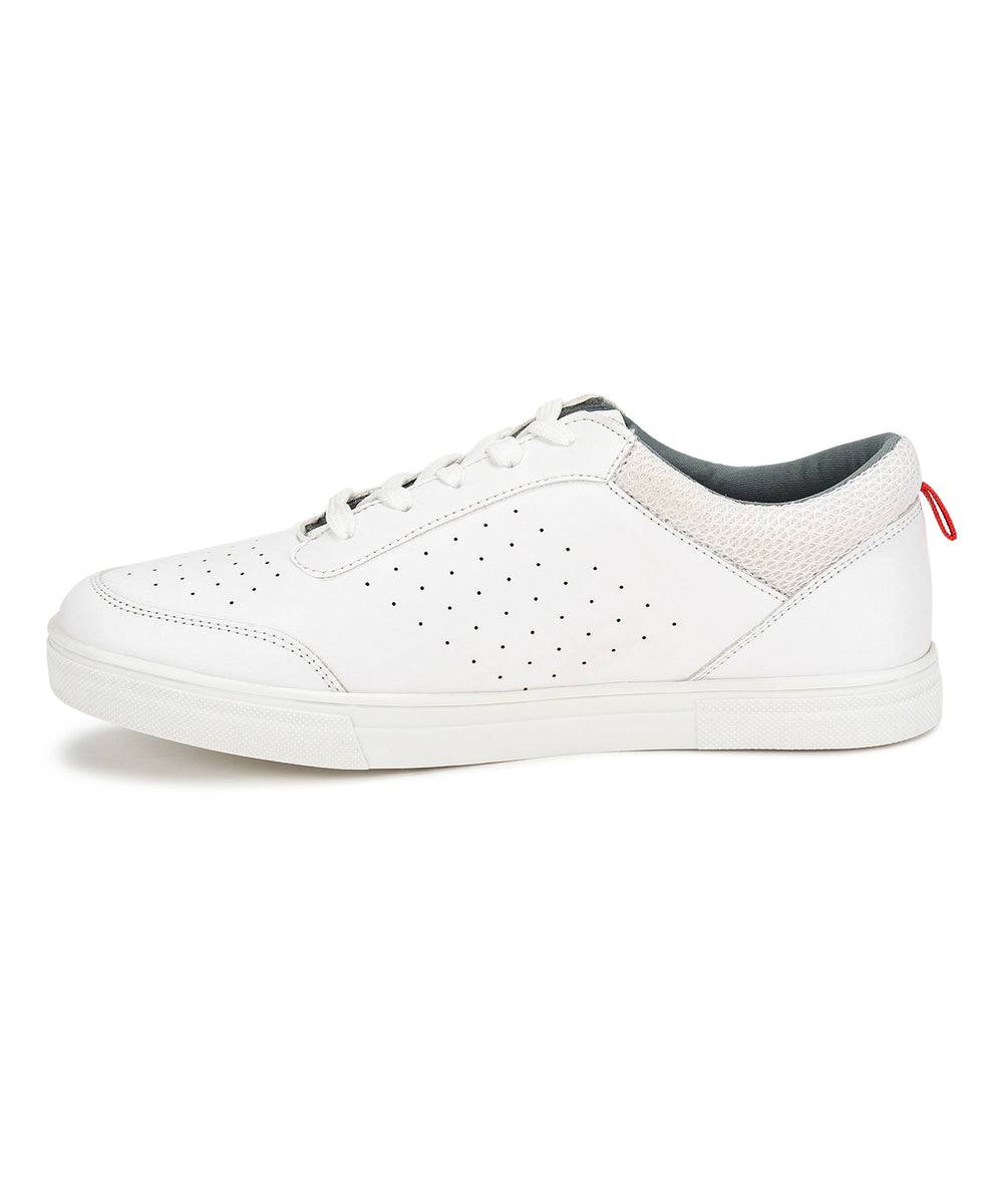Paragon Max K1013G Men Casual Shoes | Stylish Walking Outdoor Shoes for Everyday Wear | Smart &amp; Trendy Design  | Comfortable Cushioned Soles White