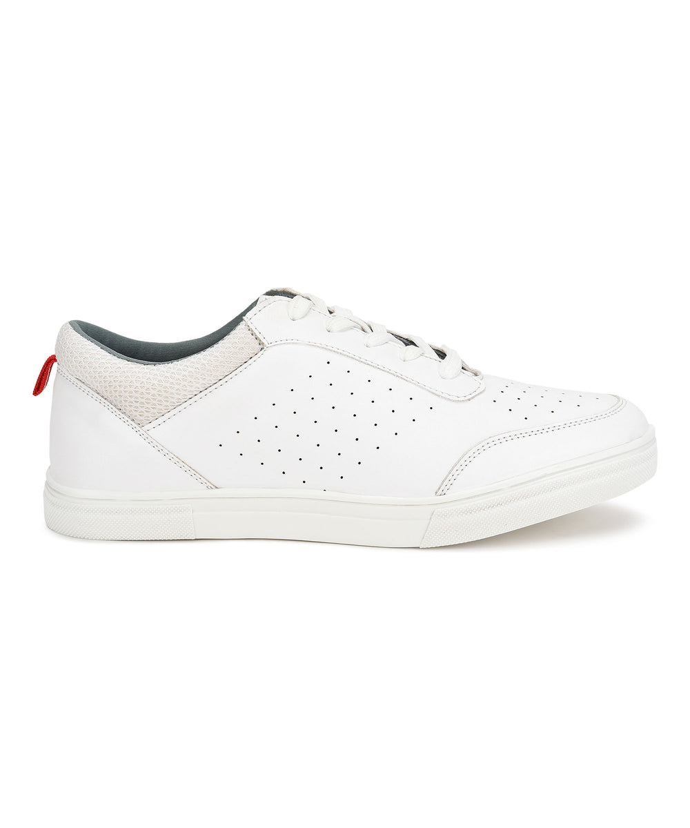 Paragon Max K1013G Men Casual Shoes | Stylish Walking Outdoor Shoes for Everyday Wear | Smart &amp; Trendy Design  | Comfortable Cushioned Soles White