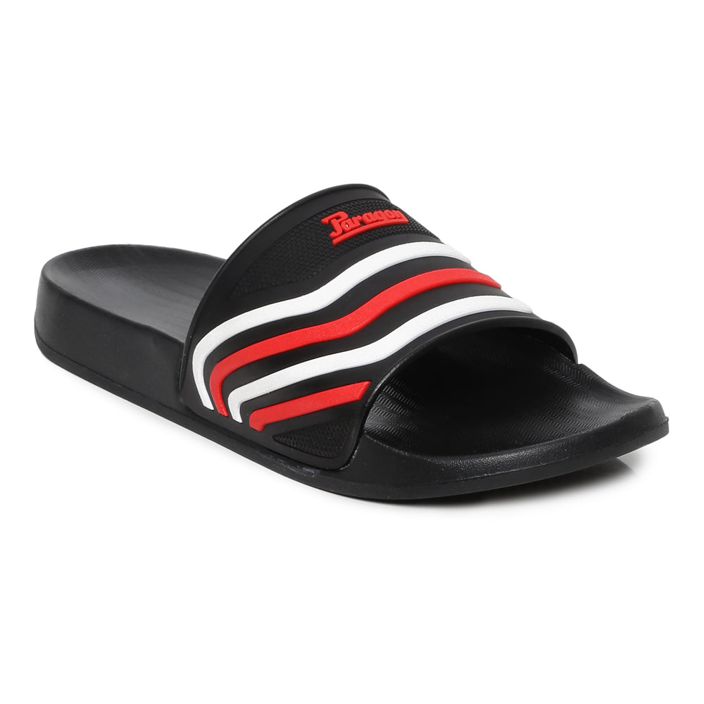Paragon K10903G Men Casual Sliders | Stylish Trendy Lightweight Slides | Casual &amp; Comfortable Slippers | Everyday Use