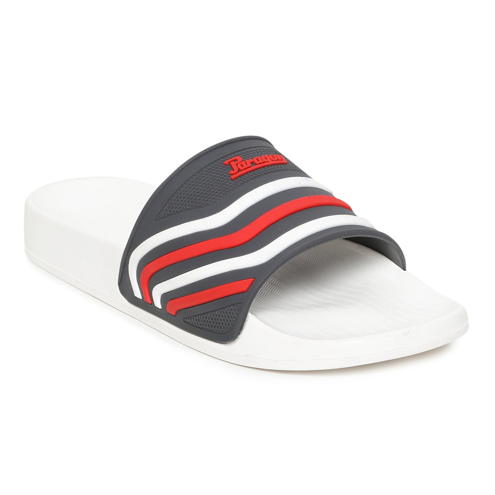 Paragon K10903G Men Casual Sliders | Stylish Trendy Lightweight Slides | Casual &amp; Comfortable Slippers | Everyday Use
