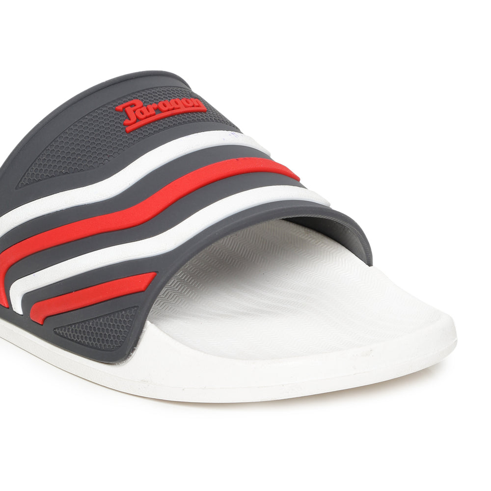 Paragon K10903G Men Casual Sliders | Stylish Trendy Lightweight Slides | Casual &amp; Comfortable Slippers | Everyday Use