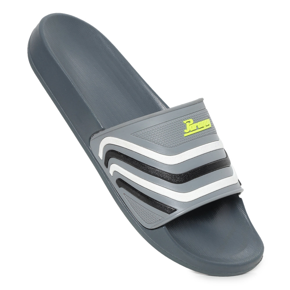 Paragon K10903G Men Casual Sliders | Stylish Trendy Lightweight Slides | Casual &amp; Comfortable Slippers | Everyday Use
