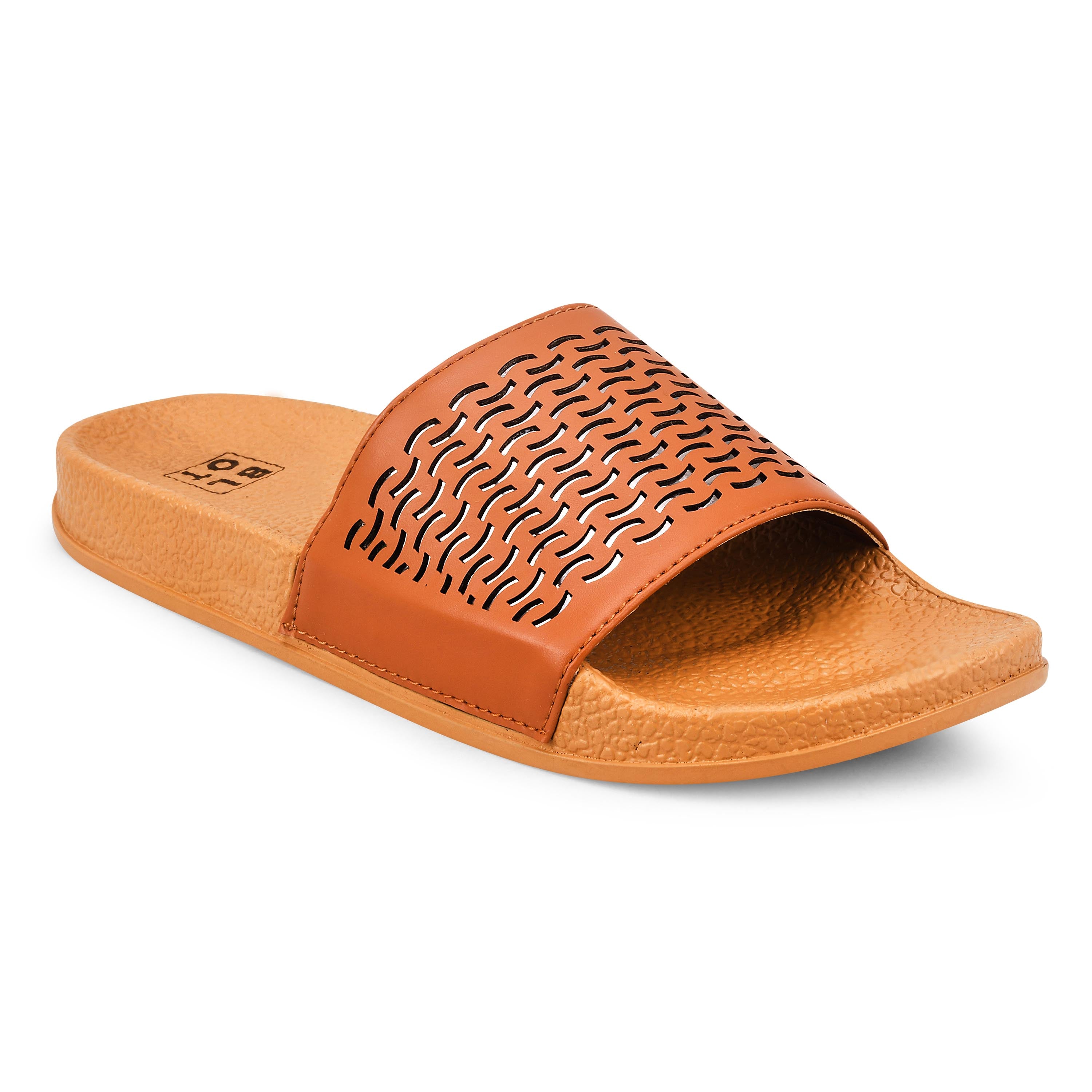 Tan discount slides men