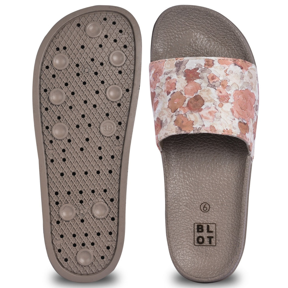 Paragon  K10906L Women Casual Slides | Stylish Sliders for Everyday Use for Ladies | Trendy &amp; Comfortable Slippers with Cushioned Soles