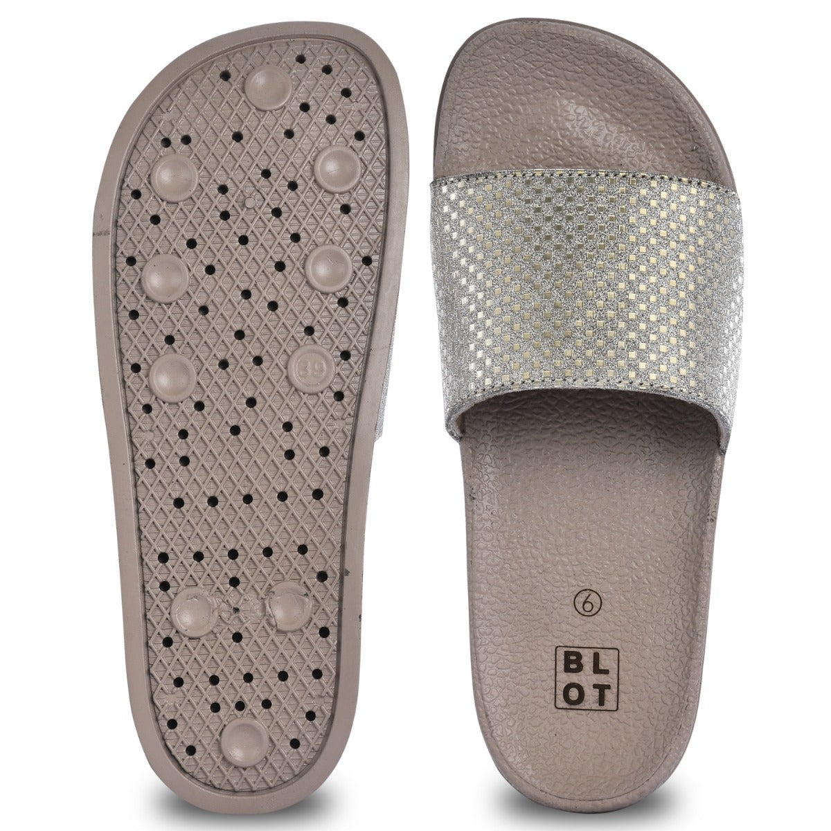 Paragon  K10908L Women Casual Slides | Stylish Sliders for Everyday Use for Ladies | Trendy &amp; Comfortable Slippers with Cushioned Soles