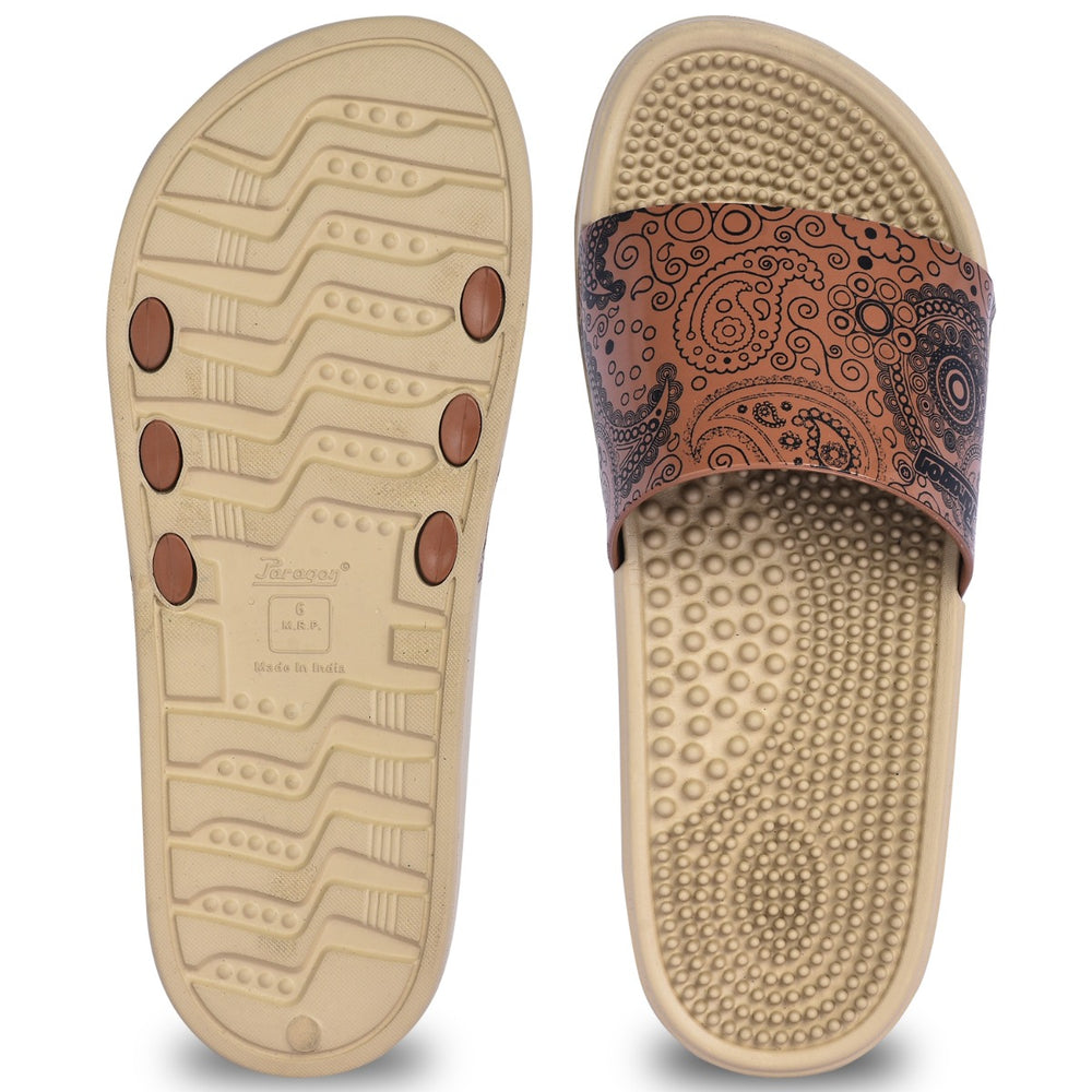 Paragon  EVK10909L Women Casual Slides | Stylish Sliders for Everyday Use for Ladies | Trendy &amp; Comfortable Slippers with Cushioned Soles