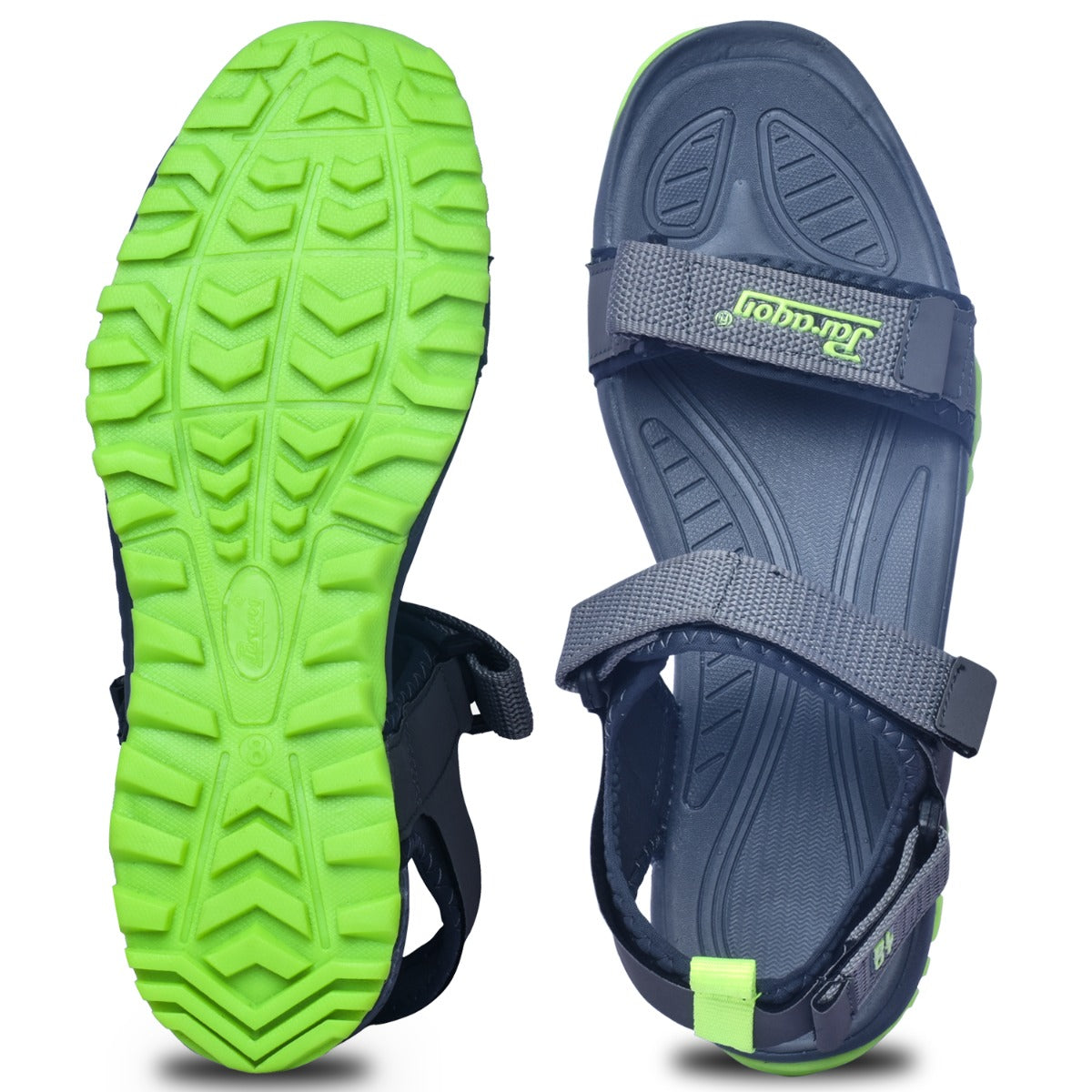 Paragon Men Green Sandals (K1404G-GYG)