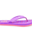 Paragon Bolt Purple Lightweight Flip Flops for Women
