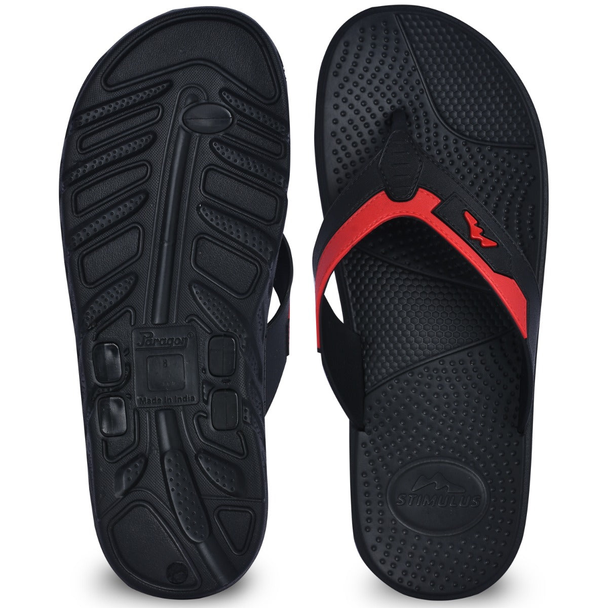 Paragon EVK3406G Men Stylish Lightweight Flipflops | Casual &amp; Comfortable Daily-wear Slippers for Indoor &amp; Outdoor | For Everyday Use