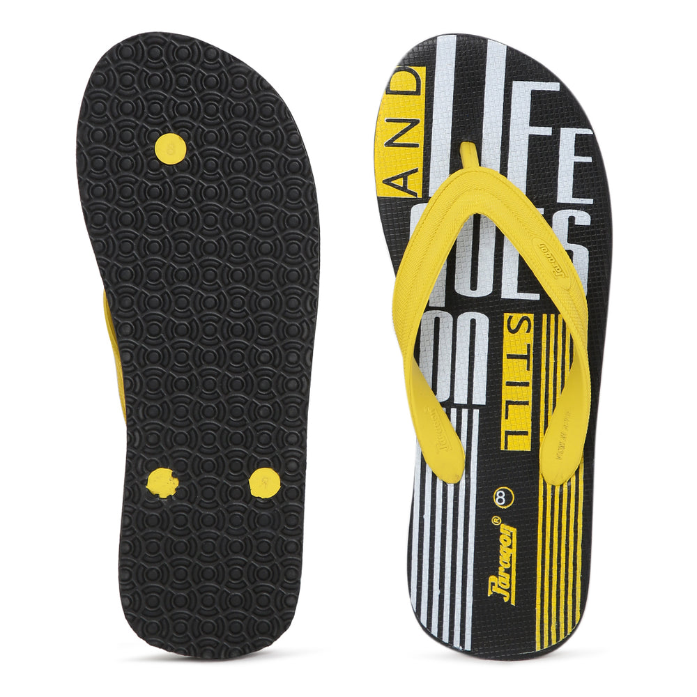 Paragon  HWK3704G Men Stylish Lightweight Flipflops | Casual &amp; Comfortable Daily-wear Slippers for Indoor &amp; Outdoor | For Everyday Use