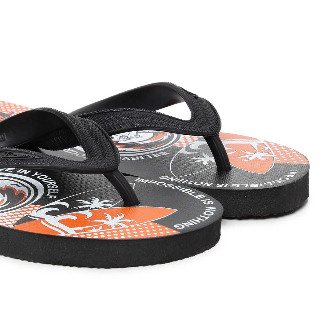 Orange flip best sale flops womens