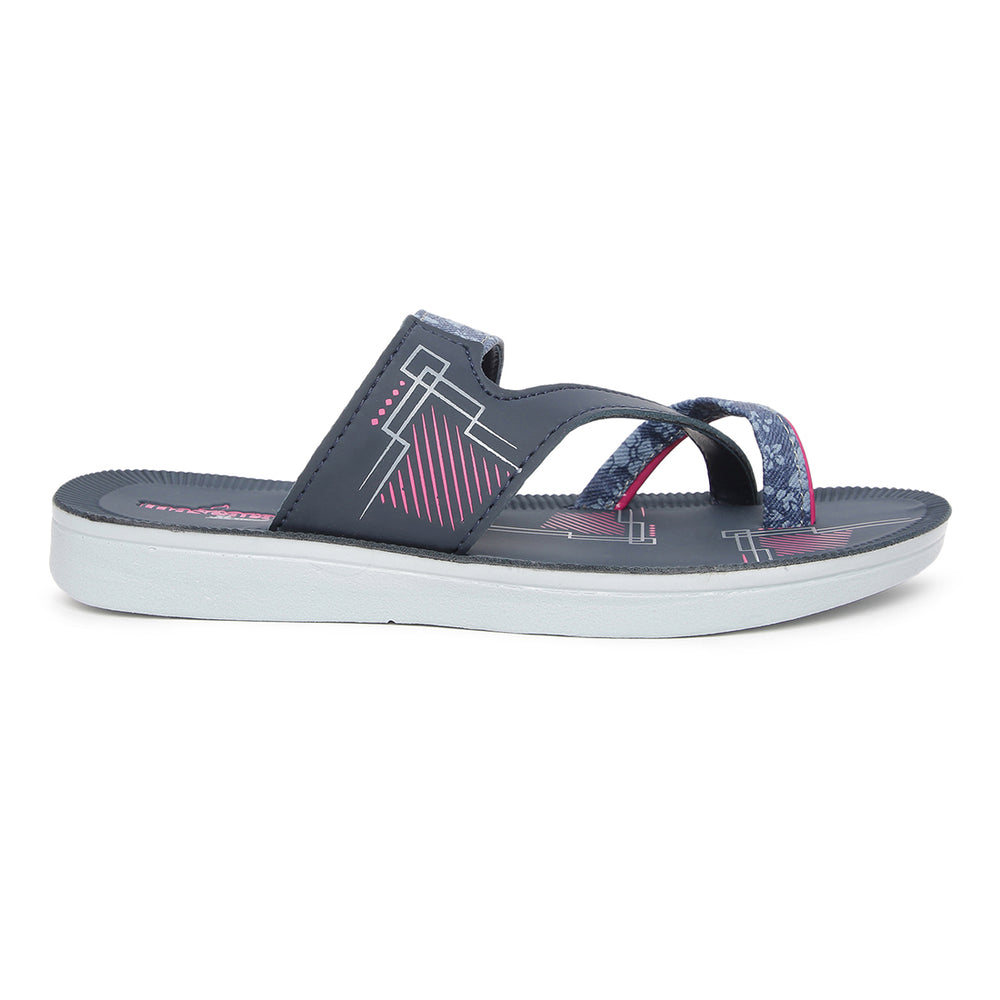 Women's Blue Mascara Sandals -(PU5212L_BLU)