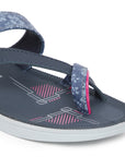 Women's Blue Mascara Sandals -(PU5212L_BLU)