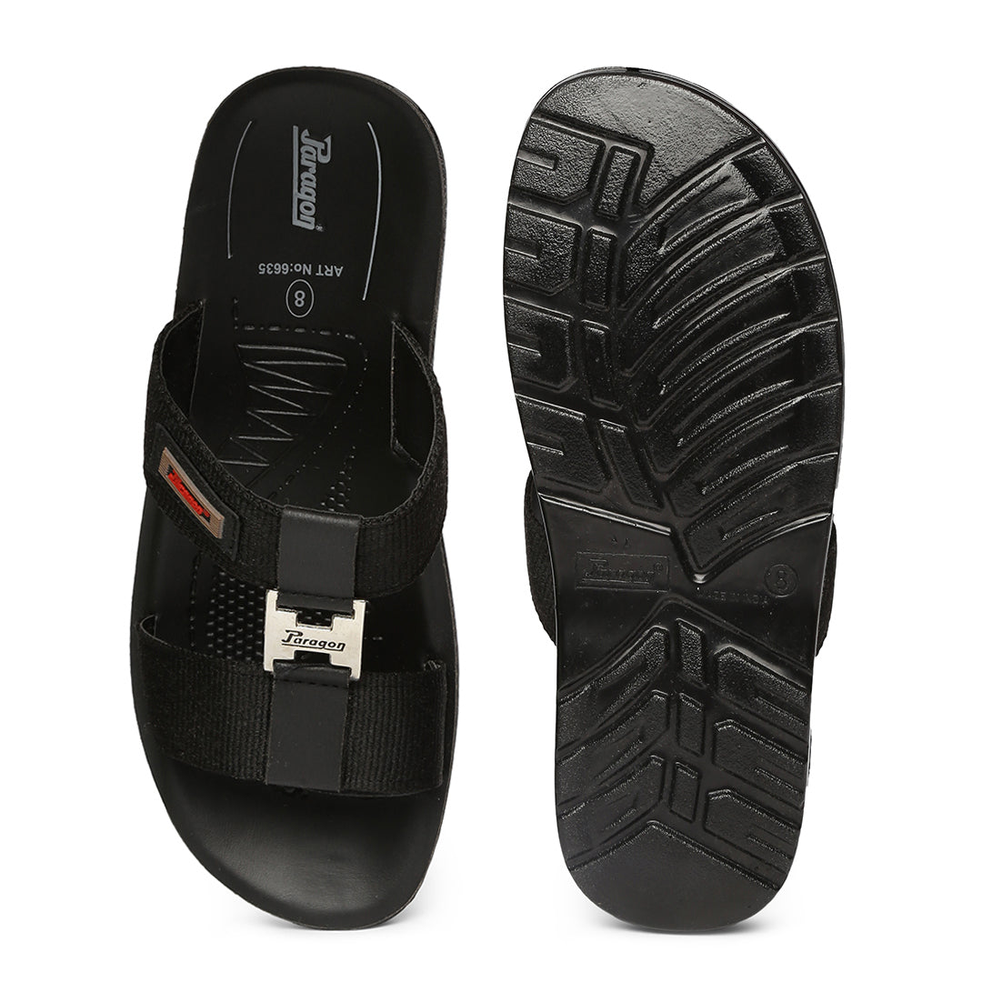 Paragon PU6635G Men Stylish Lightweight Flipflops | Comfortable with Anti skid soles | Casual &amp; Trendy Slippers | Indoor &amp; Outdoor
