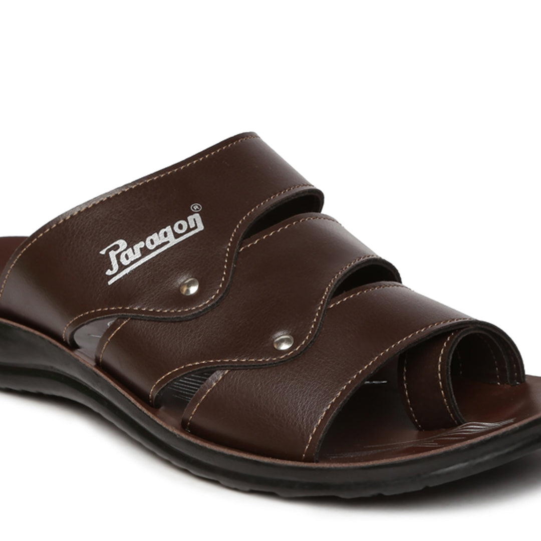 Paragon PU6670T Men Stylish Lightweight Flipflops | Comfortable with Anti skid soles | Casual &amp; Trendy Slippers | Indoor &amp; Outdoor