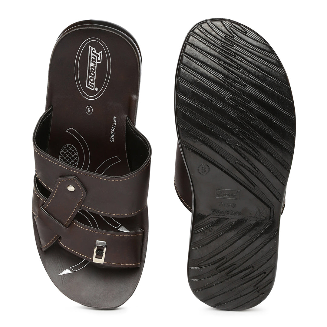 Paragon PU6685G Men Stylish Lightweight Flipflops | Comfortable with Anti skid soles | Casual &amp; Trendy Slippers | Indoor &amp; Outdoor